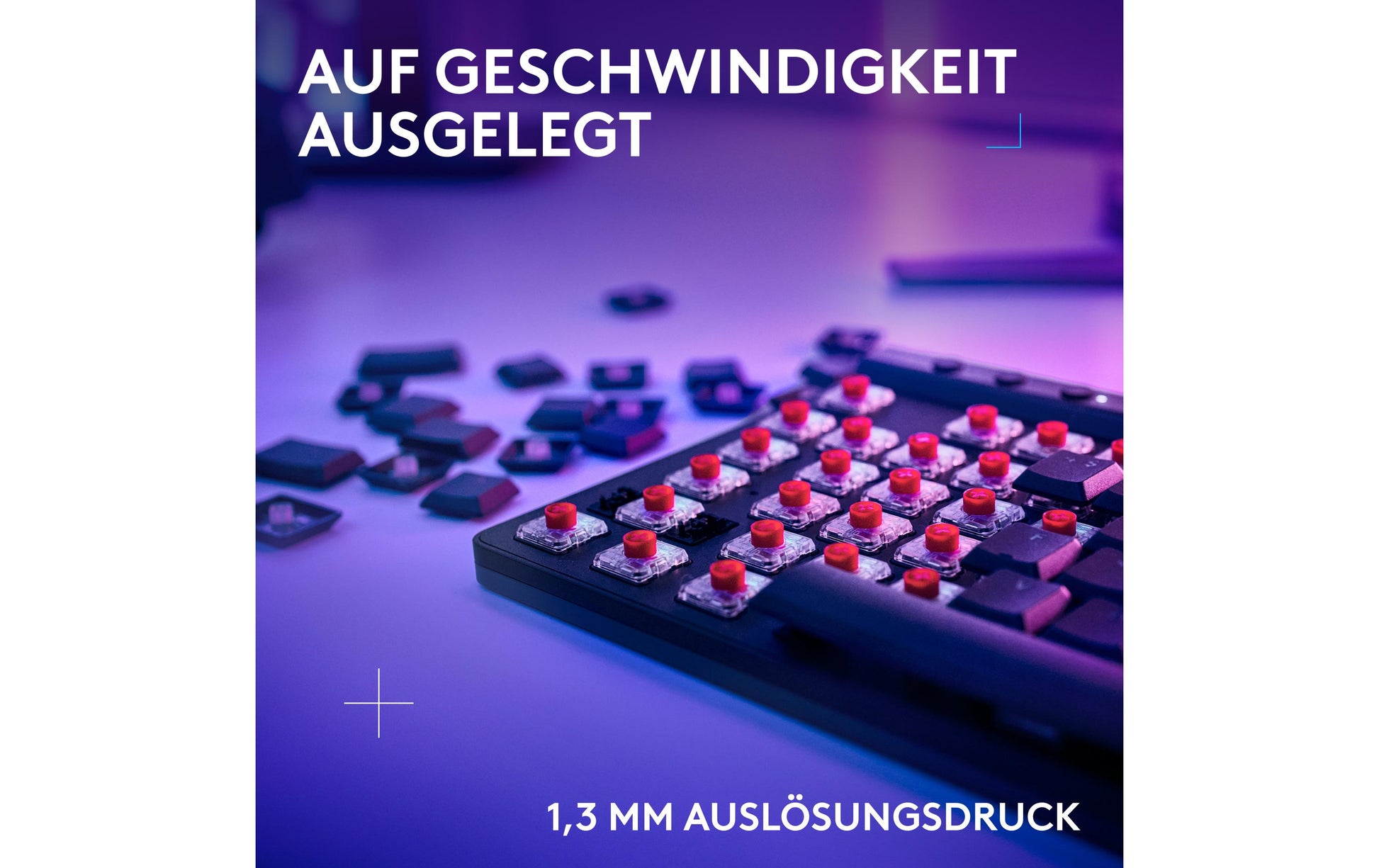 Logitech G G515 LIGHTSPEED TKL – mechanisch, RGB – Bluetooth & 2,4 GHz (Nano-Empfänger USB-A) – QWERTZ (CH)