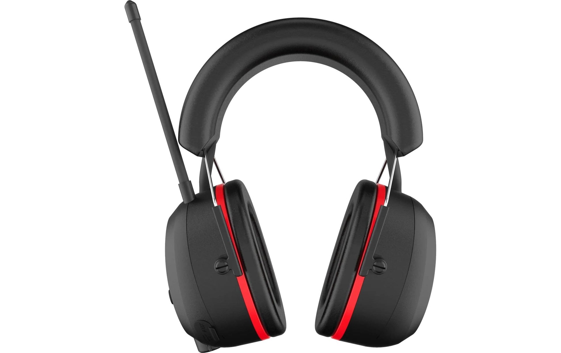 Perfectpro H-40 Elektronischer Kapselgehörschutz – Bluetooth, DAB+ – SNR 31 dB – Schwarz/Rot