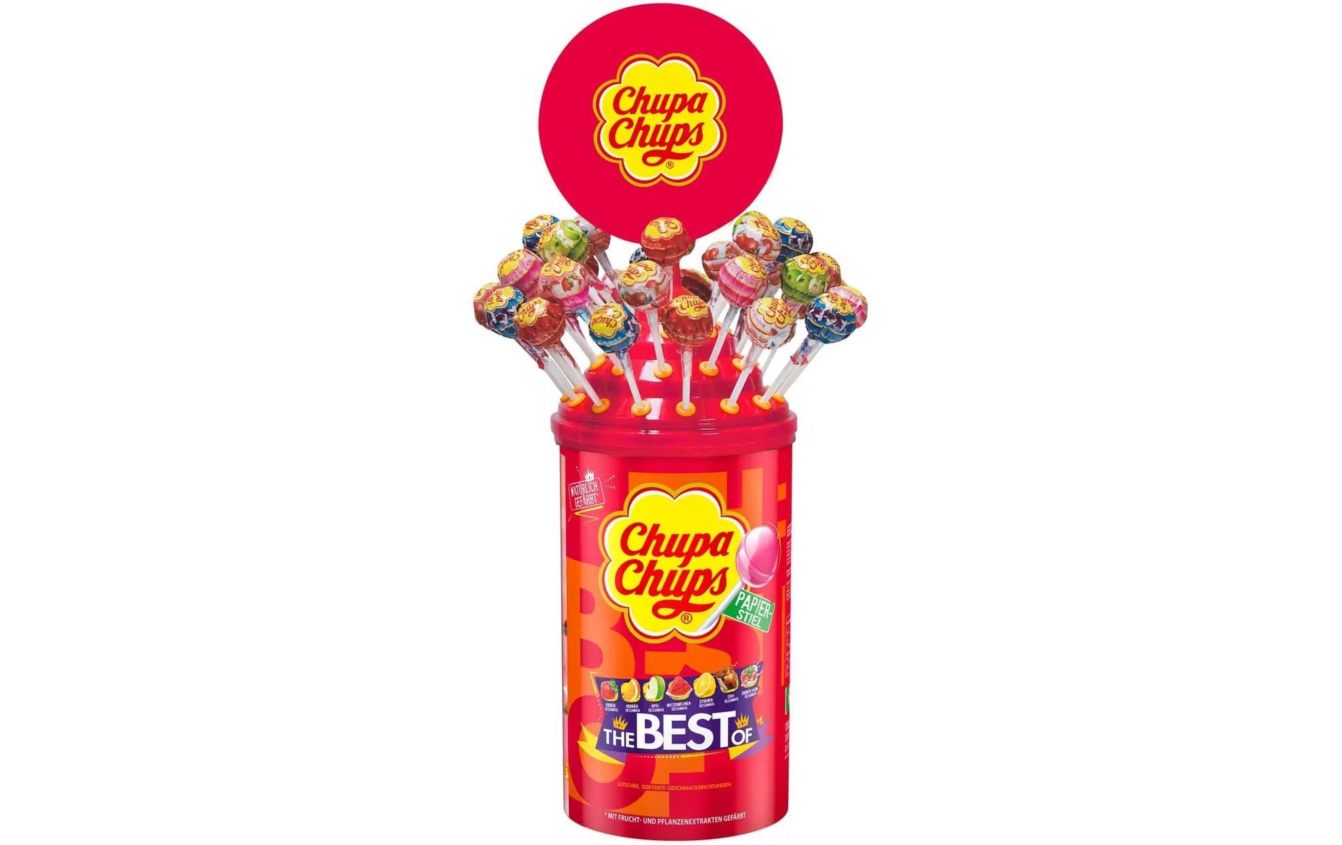 Chupa Chups The Best Of Lutscher – 100 × 12 g
