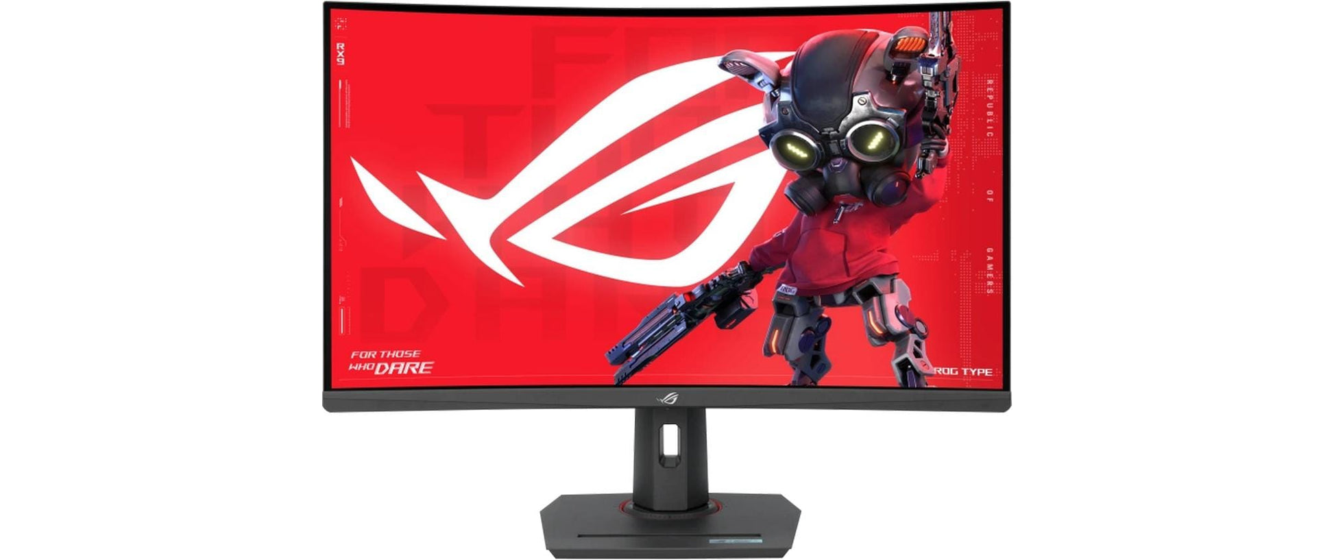 ASUS XG32WCMS – Monitor, 31,5" 2560 × 1440 (WQHD), VA, 280 Hz, 400 cd/m², Gebogen, VESA 100 × 100, Schwarz