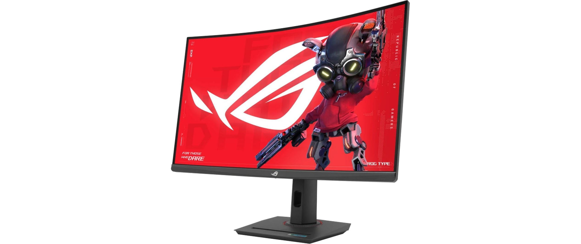 ASUS XG32WCS – Monitor, 31,5" 2560 × 1440 (WQHD), VA, Curved, 180 Hz, 400 cd/m², VESA 100 × 100, Schwarz