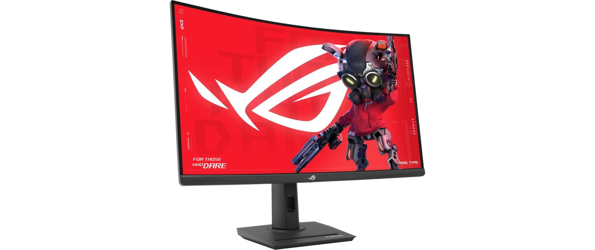 ASUS XG32WCS – Monitor, 31,5" 2560 × 1440 (WQHD), VA, Curved, 180 Hz, 400 cd/m², VESA 100 × 100, Schwarz