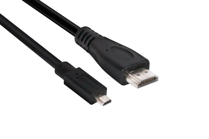 CLUB3D Micro-HDMI auf HDMI Kabel HDMI 2.0 4K 60 Hz – 1 m