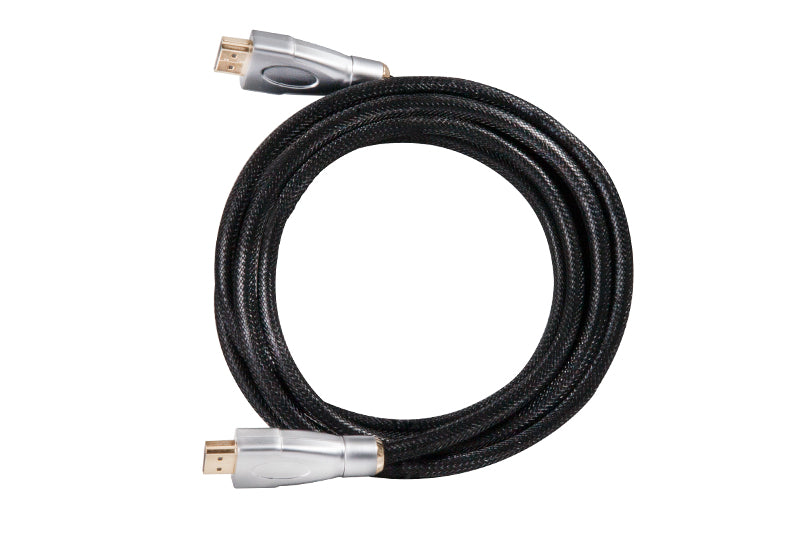 CLUB3D HDMI Kabel HDMI 2.0 4K 60 Hz – 1 m – Schwarz/Silber