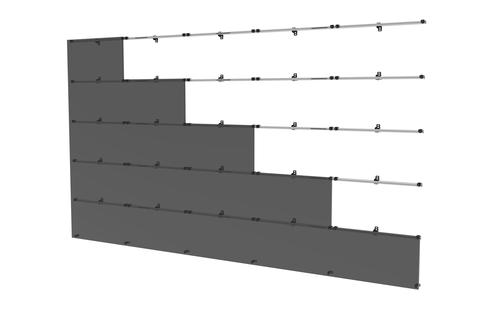 Peerless AV Wandhalterung – Fix – bis 23,6 kg, Höhenverstellbar – für LED Tiles bis 1'220 mm – DS-LEDUNV1220