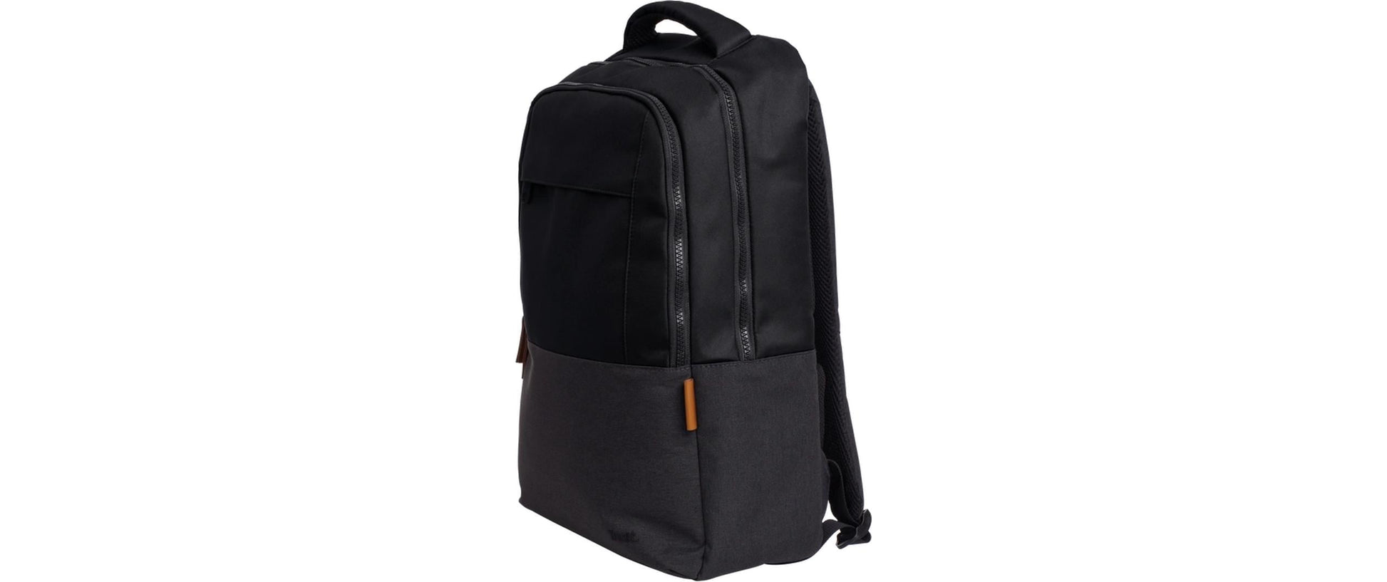 Trust Notebook-Rucksack Lisboa – 23 l, ergonomisch gepolstert, rPET-Polyester – Schwarz, 165 × 300 × 460 mm