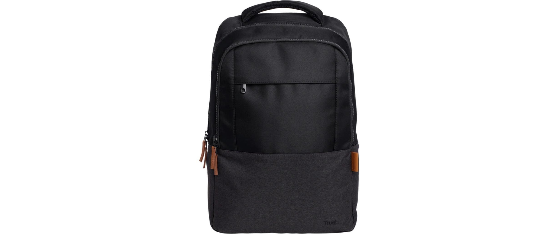 Trust Notebook-Rucksack Lisboa – 23 l, ergonomisch gepolstert, rPET-Polyester – Schwarz, 165 × 300 × 460 mm