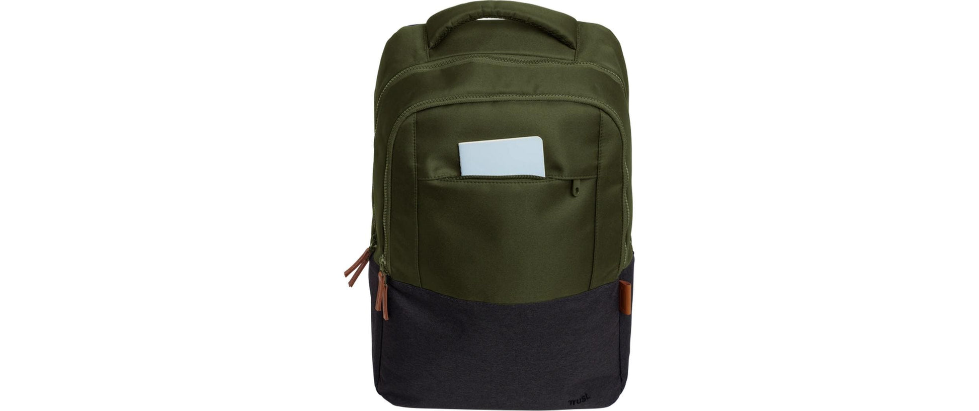 Trust Lisboa Notebook-Rucksack – für Notebooks bis 16", 23 l, recyceltes PET (rPET), grün