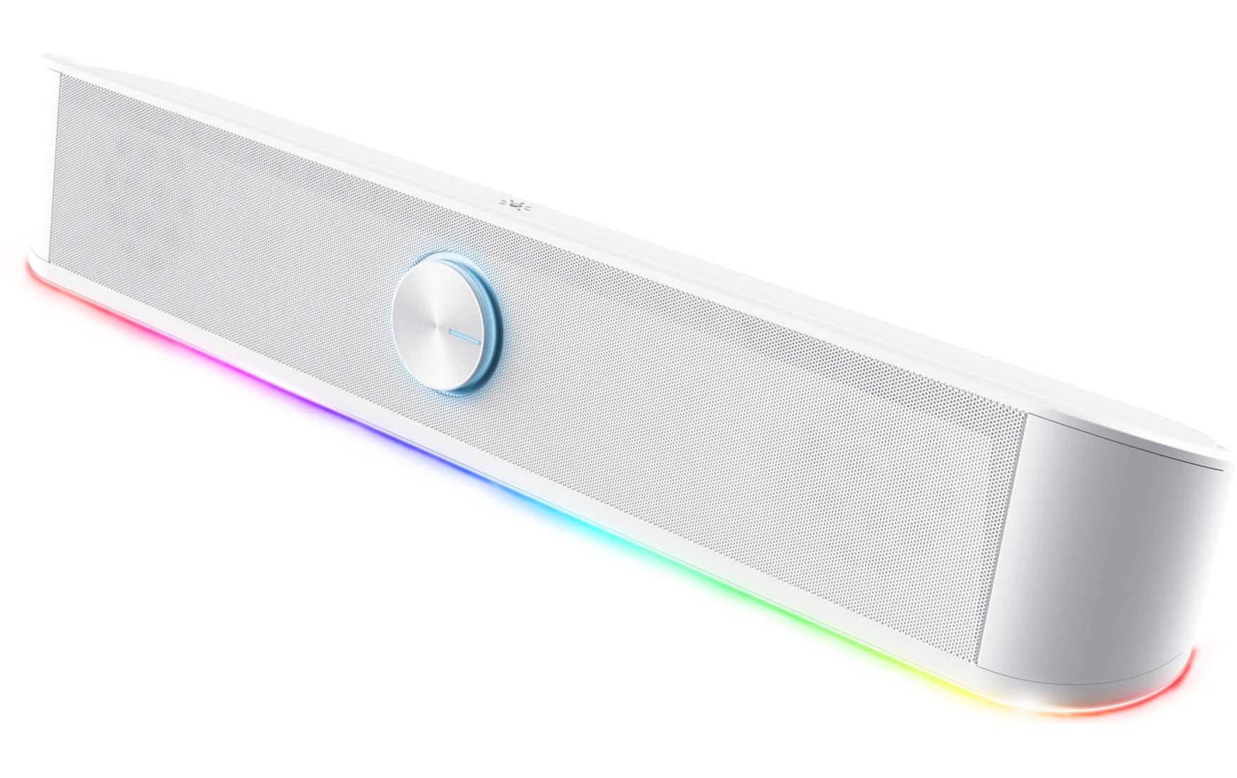 Trust GXT 619 Thorne – Soundbar – 2.0, 6 W, USB, 3,5 mm Klinke, Weiss