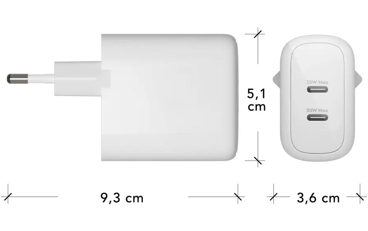 dbramante1928 Netzteil – 30 W, 2× USB-C