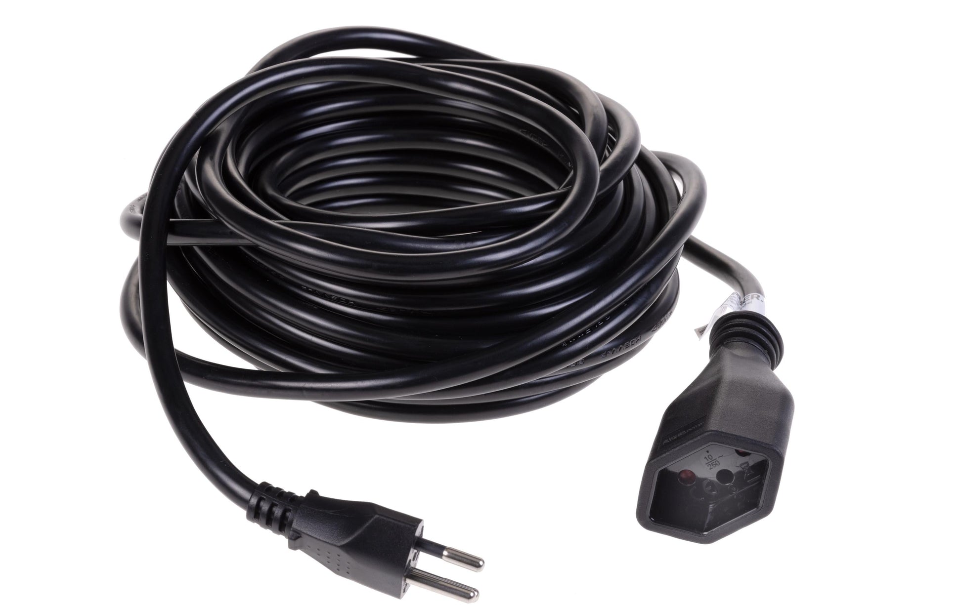 Furber. Verlängerungskabel – T12–T13, 10 m, 3×1,5 mm², Schwarz