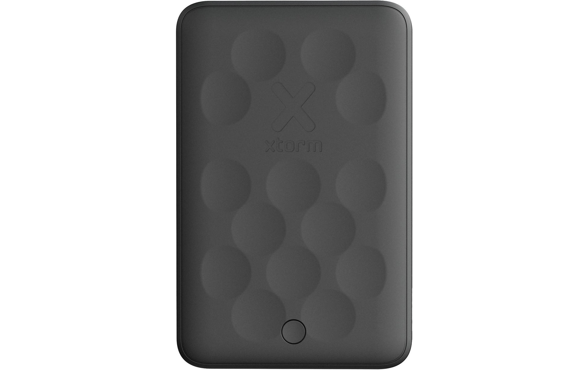 Xtorm Powerbank 5000 mAh, PD 18 W, 1× USB-C, kabelloses Laden, Durchgangsladung, für Smartphones, Schwarz