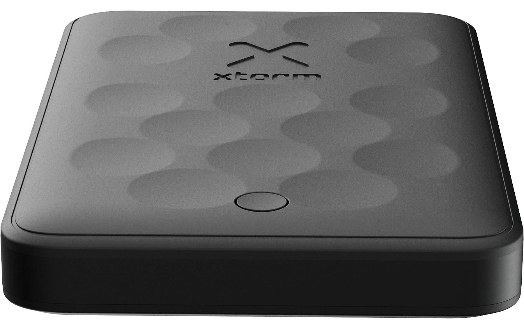 Xtorm Powerbank 5000 mAh, PD 18 W, 1× USB-C, kabelloses Laden, Durchgangsladung, für Smartphones, Schwarz