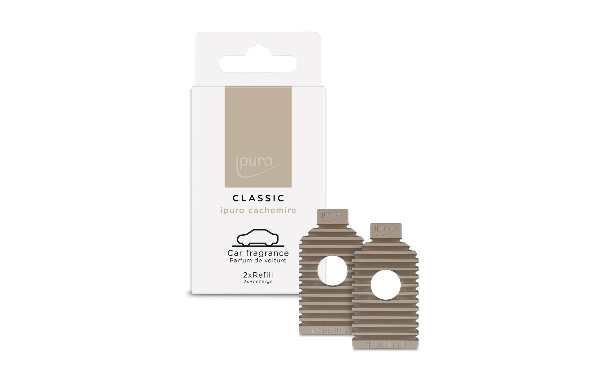 ipuro Duftkartusche Kaschmir – Nachfüllpack – 2 × 9 g