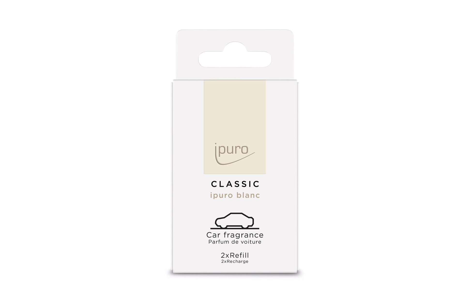 ipuro Duftkartusche blanc – Nachfüllpack – 2 × 9 g