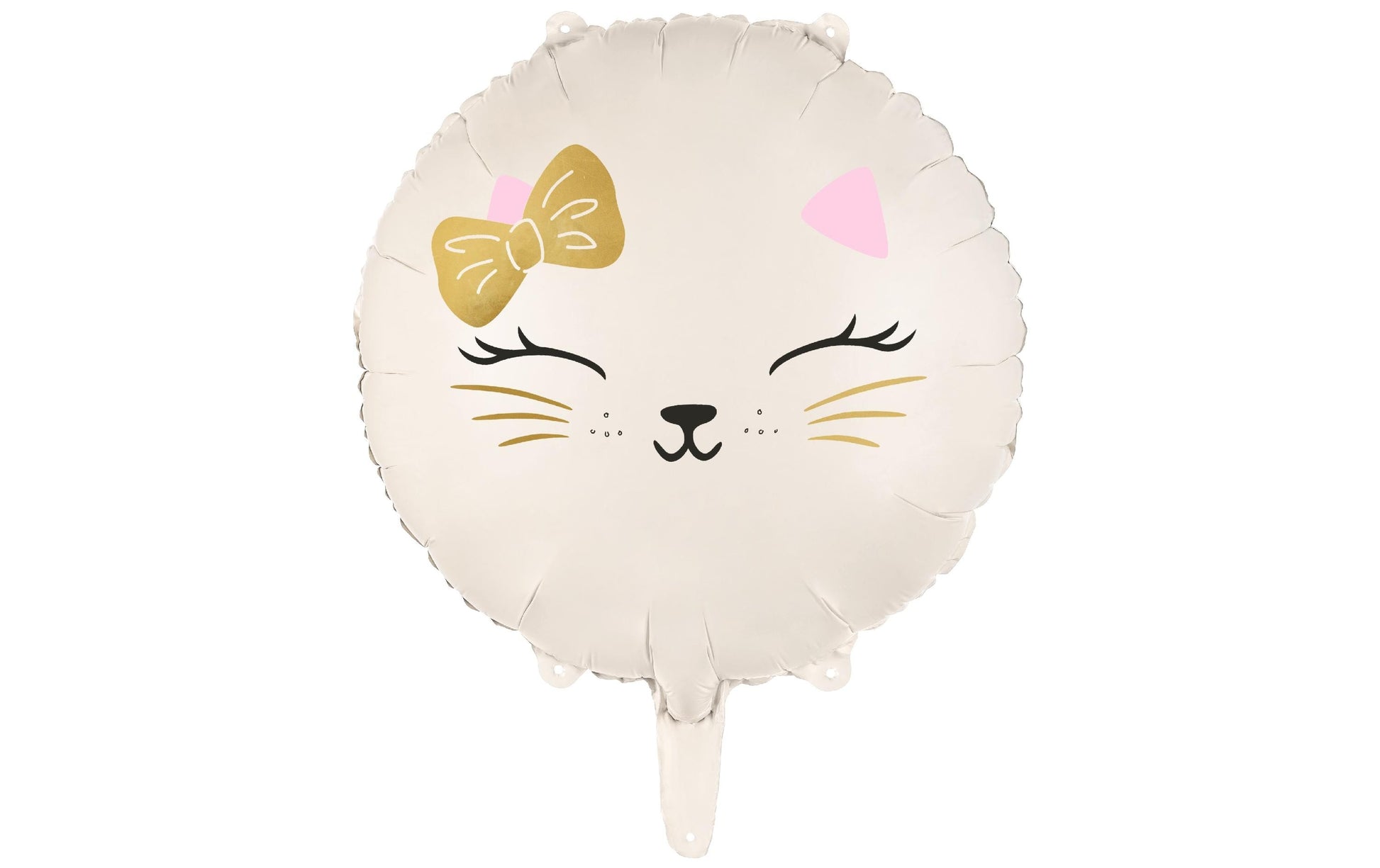 PartyDeco Folienballon Katze – Mehrfarbig – 45 × 35 cm – 1 Stk