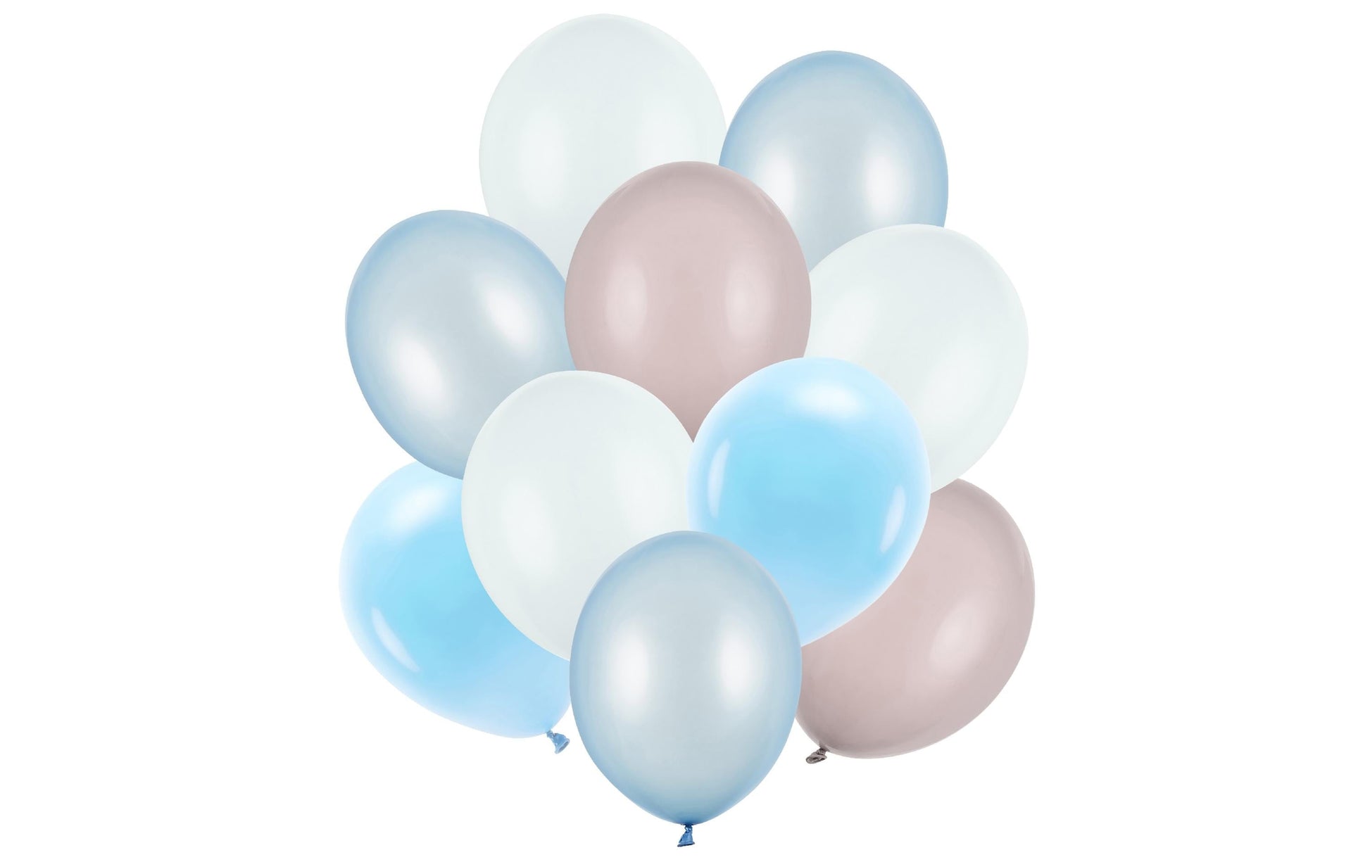 PartyDeco Luftballons – mehrfarbig – Ø 30 cm – Latex – 10 Stk