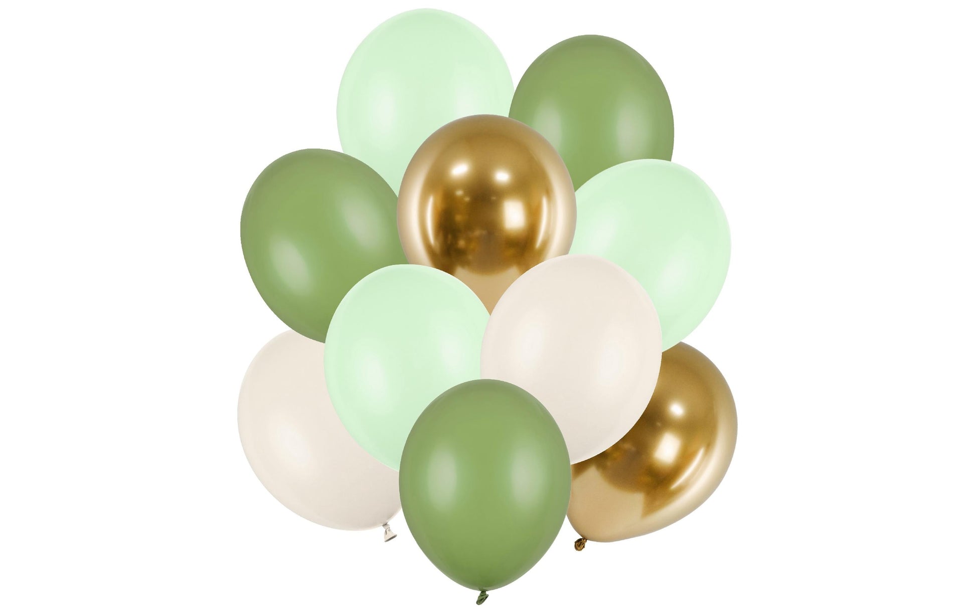 PartyDeco Luftballons – mehrfarbig – Ø 30 cm – Latex – 10 Stk
