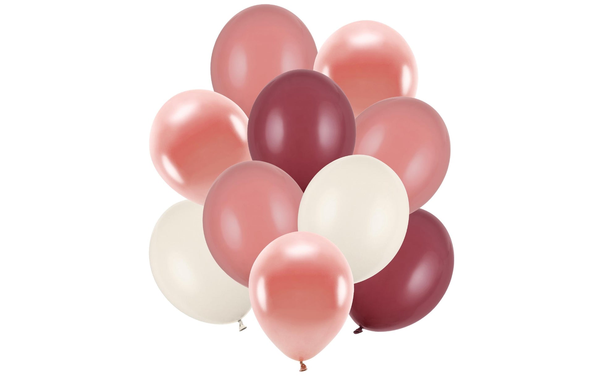 PartyDeco Luftballons – Rosa – Ø 30 cm – Latex – 10 Stk