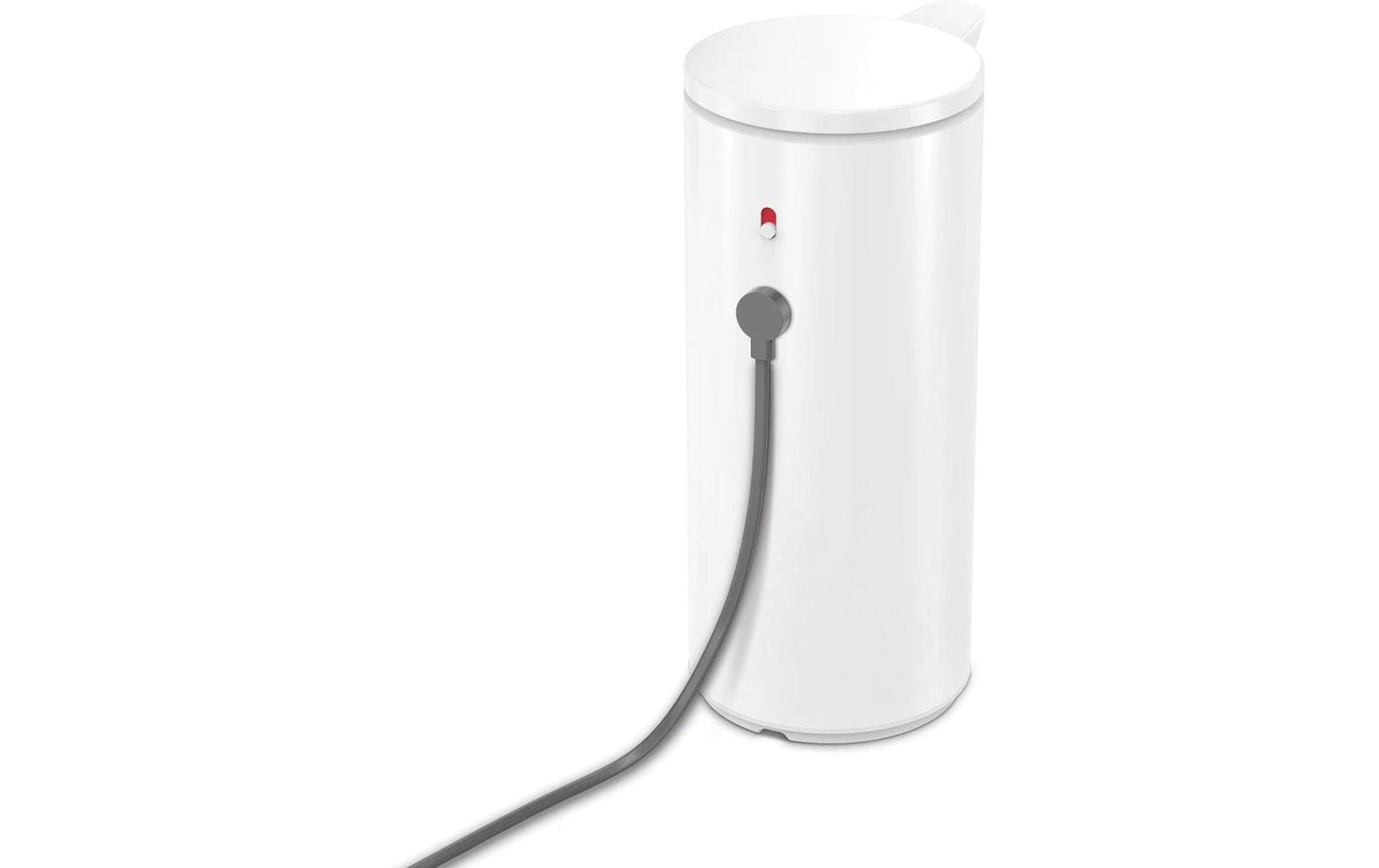 simplehuman Automatischer Seifenspender – Tisch – 266 ml, Weiss, Edelstahl