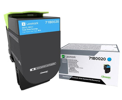 Lexmark Toner – cyan, 2300 Seiten – für Lexmark CS/CX317