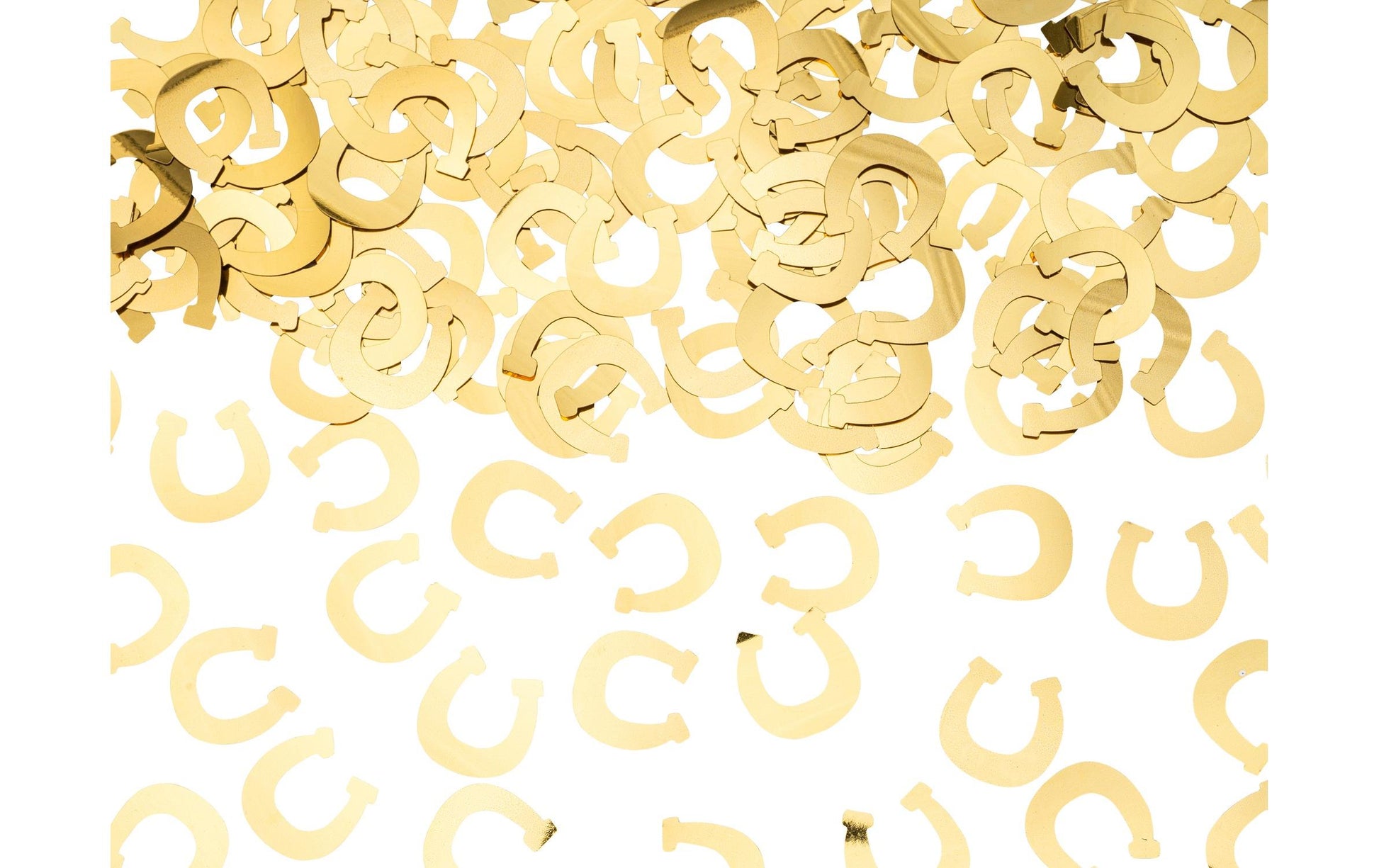 PartyDeco Partykannonen Hufeisen – Gold – 15 g – Folie