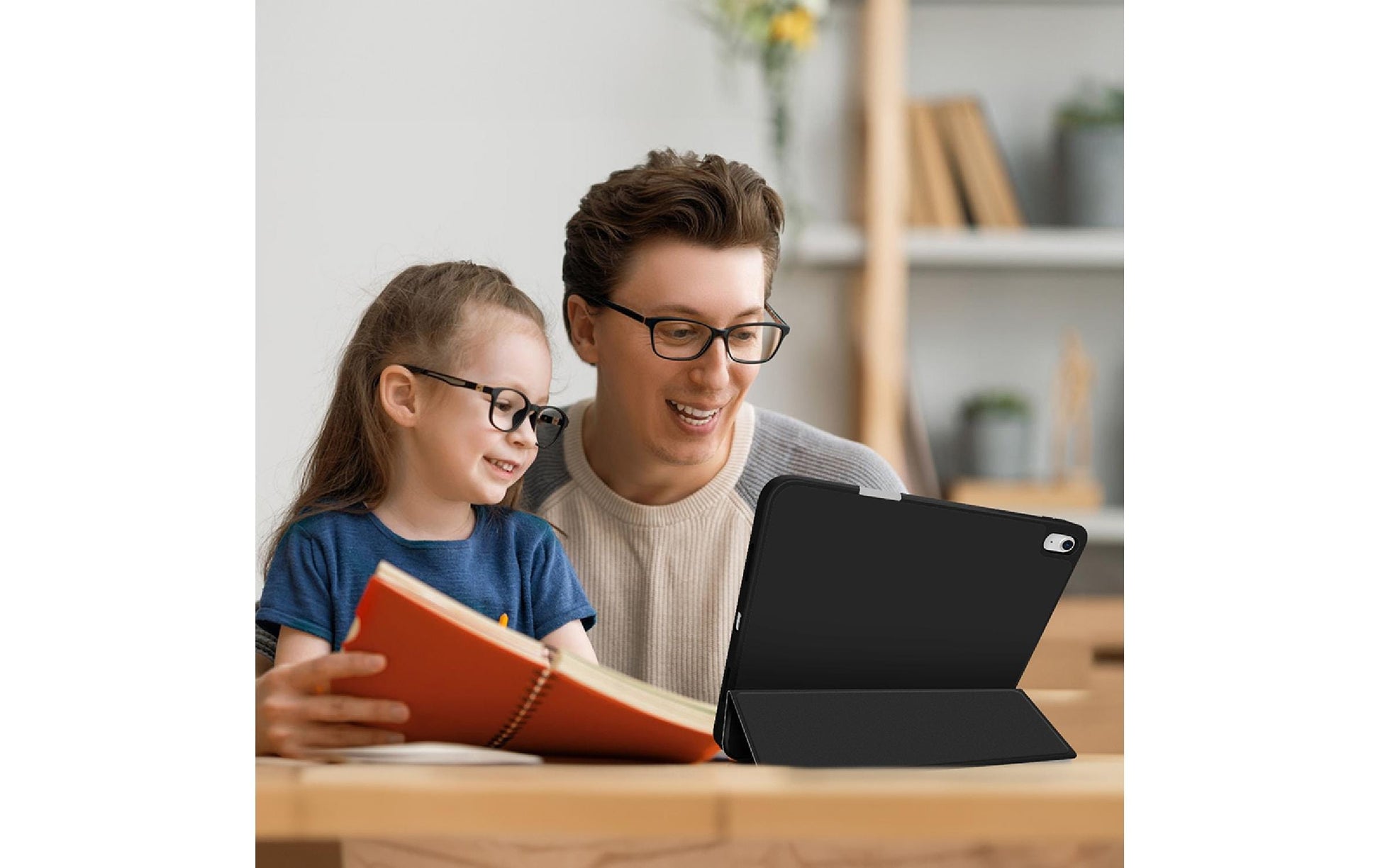 4smarts Tablet-Hülle für iPad Air 13" (M2, 2024) – Schwarz