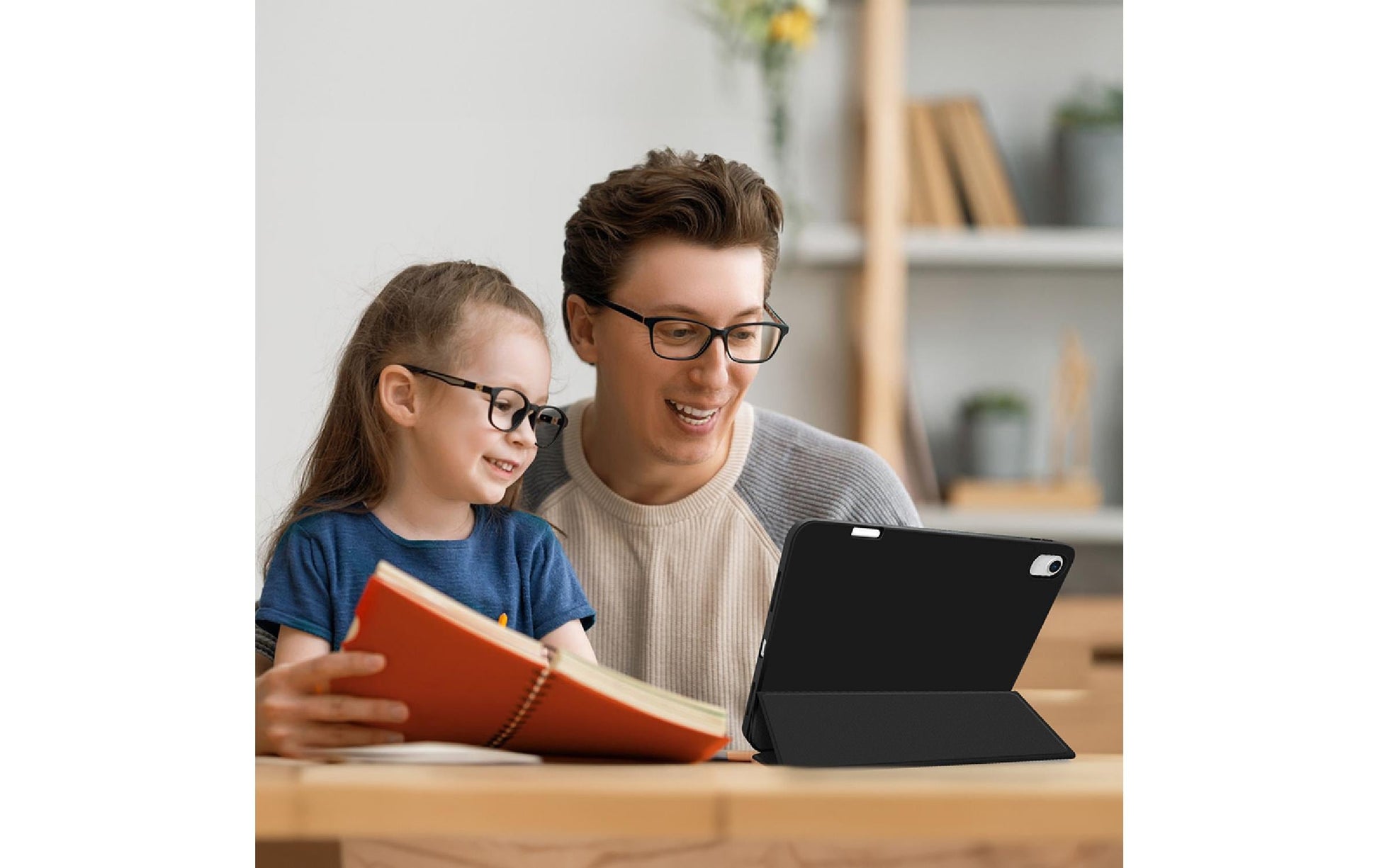 4smarts Tablet-Hülle für iPad Pro 11" (2.–4. Gen.), iPad Air 11" (M2) – Schwarz