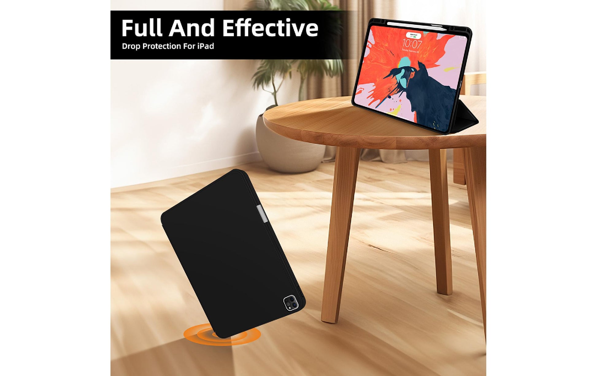 4smarts Tablet-Hülle für iPad Pro 11" (4.–5. Gen.) – Schwarz