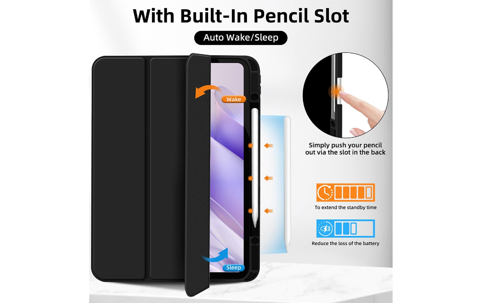 4smarts Tablet-Hülle für iPad Pro 11" (4.–5. Gen.) – Schwarz