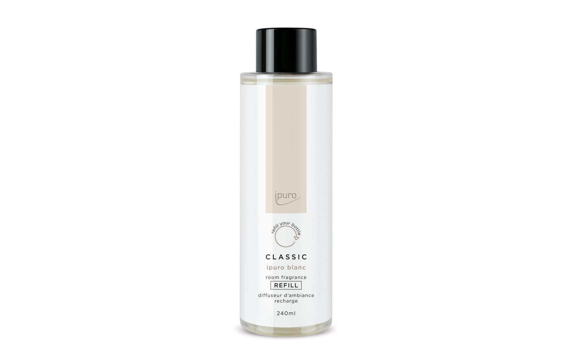 ipuro Classic Line weiss – Raumduft-Refill – 240 ml