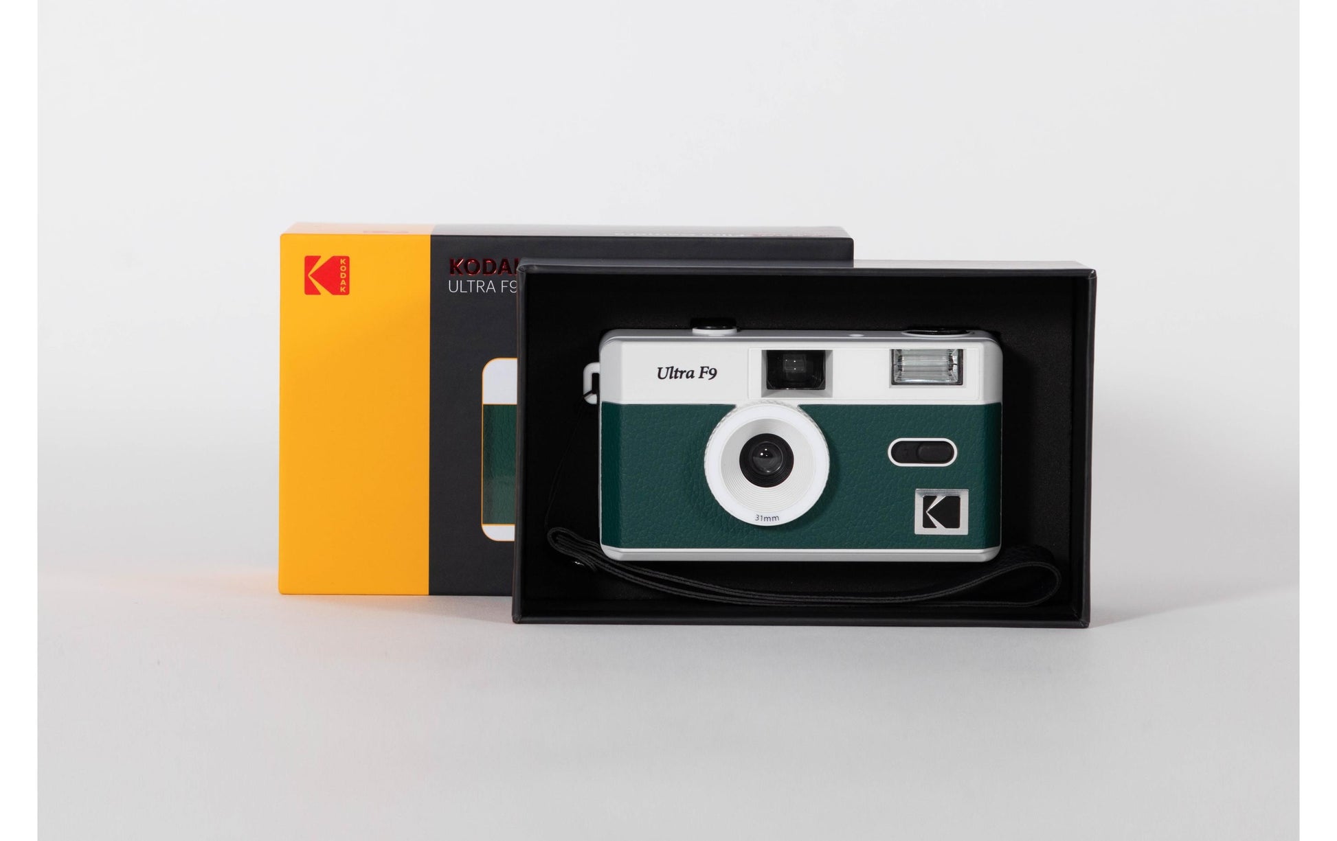 Kodak Ultra F9 – Kompakt-Filmkamera, 35 mm, Integrierter Blitz, Grün