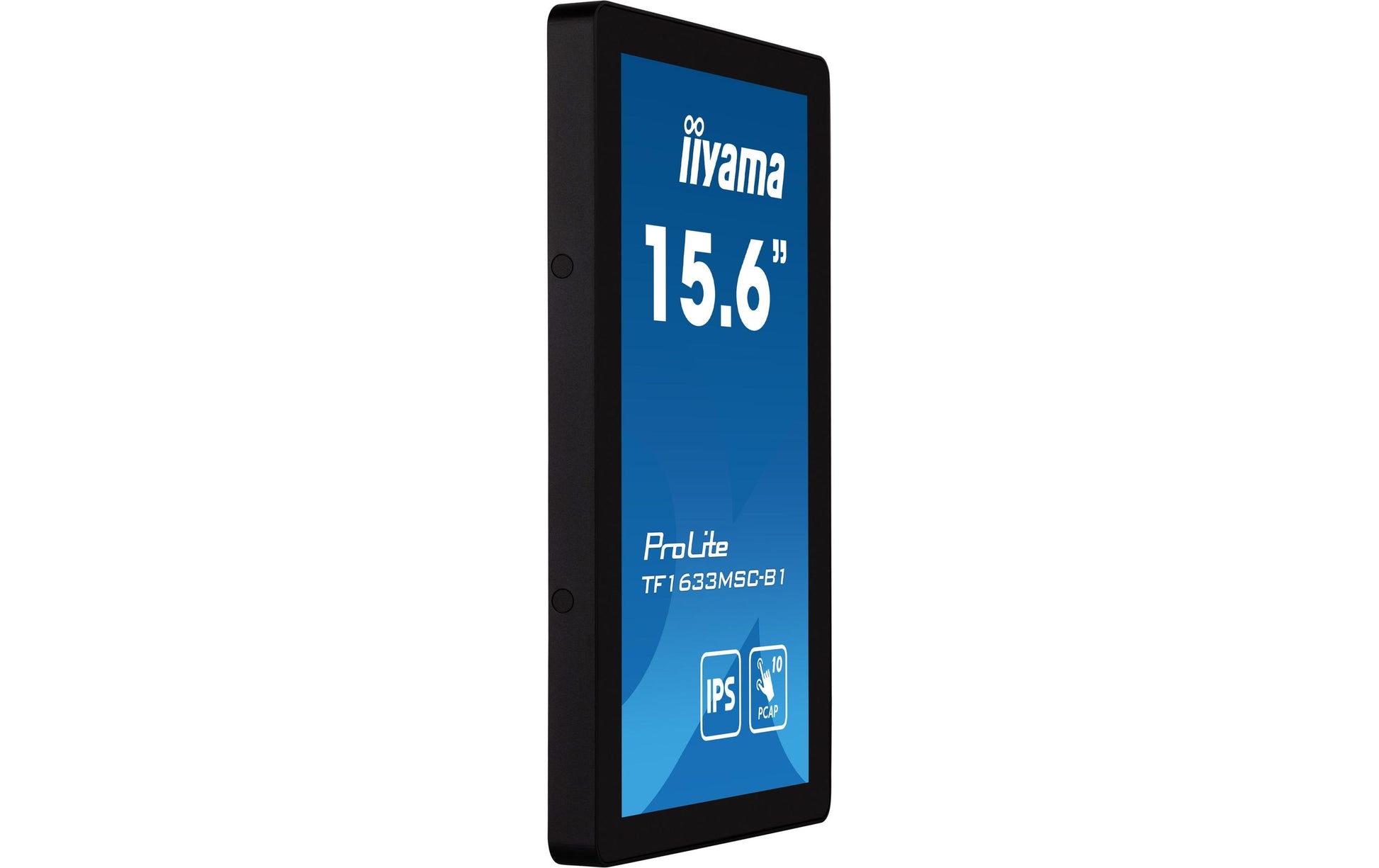 iiyama TF1633MSC-B1 – Monitor, 16", 1920 × 1080 (Full HD), Touch, 385 cd/m²