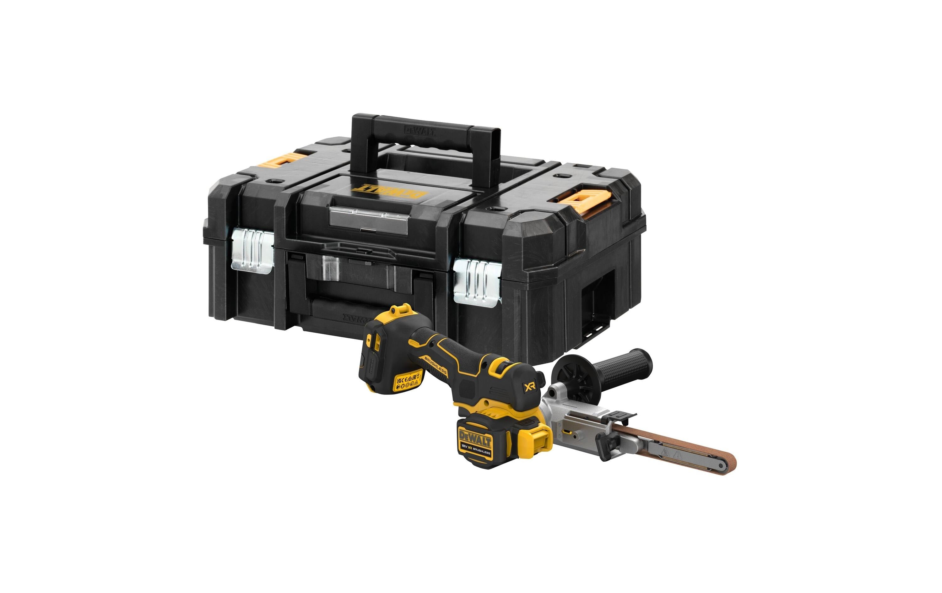 DeWalt Bandfeile – 18 V (XR) – Werkzeuglos – Solo, Tragetasche