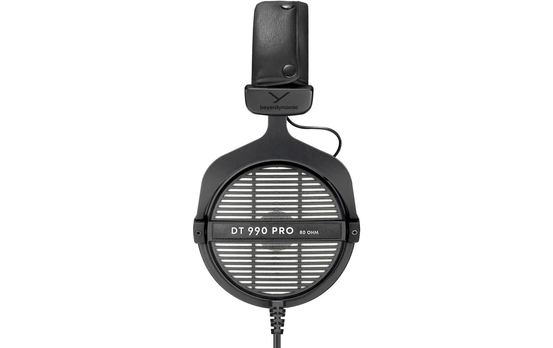 Beyerdynamic DT 990 Pro (80 Ω) – Over-Ear Studiokopfhörer – Offen, 3,5 mm, 3 m – Schwarz