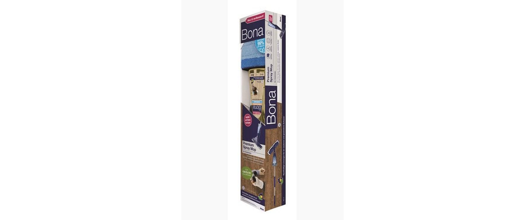 Bona Premium Spray Mop – Sprühwischer – Wischbreite 10,4 cm, Sprühfunktion, Blau