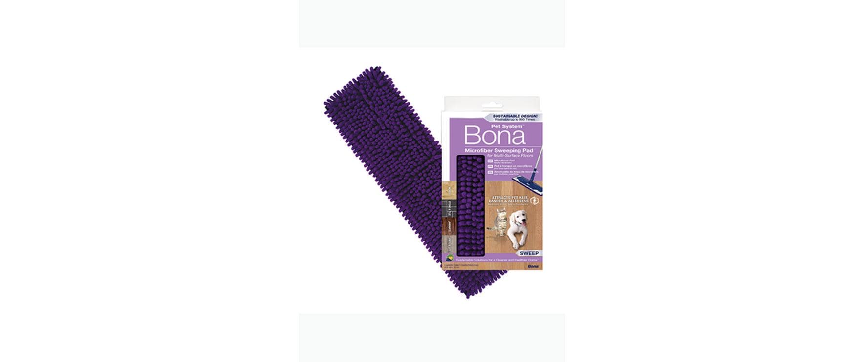 Bona Wischbezug CA101085 – 1 Stk. – Mikrofaser, violett