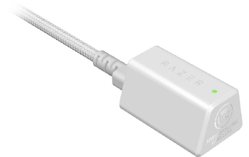 Razer Viper V3 Pro Gaming-Maus – kabellos, USB-C, 35'000 dpi, 8'000 Hz, 6 Tasten, für Rechtshänder, weiss