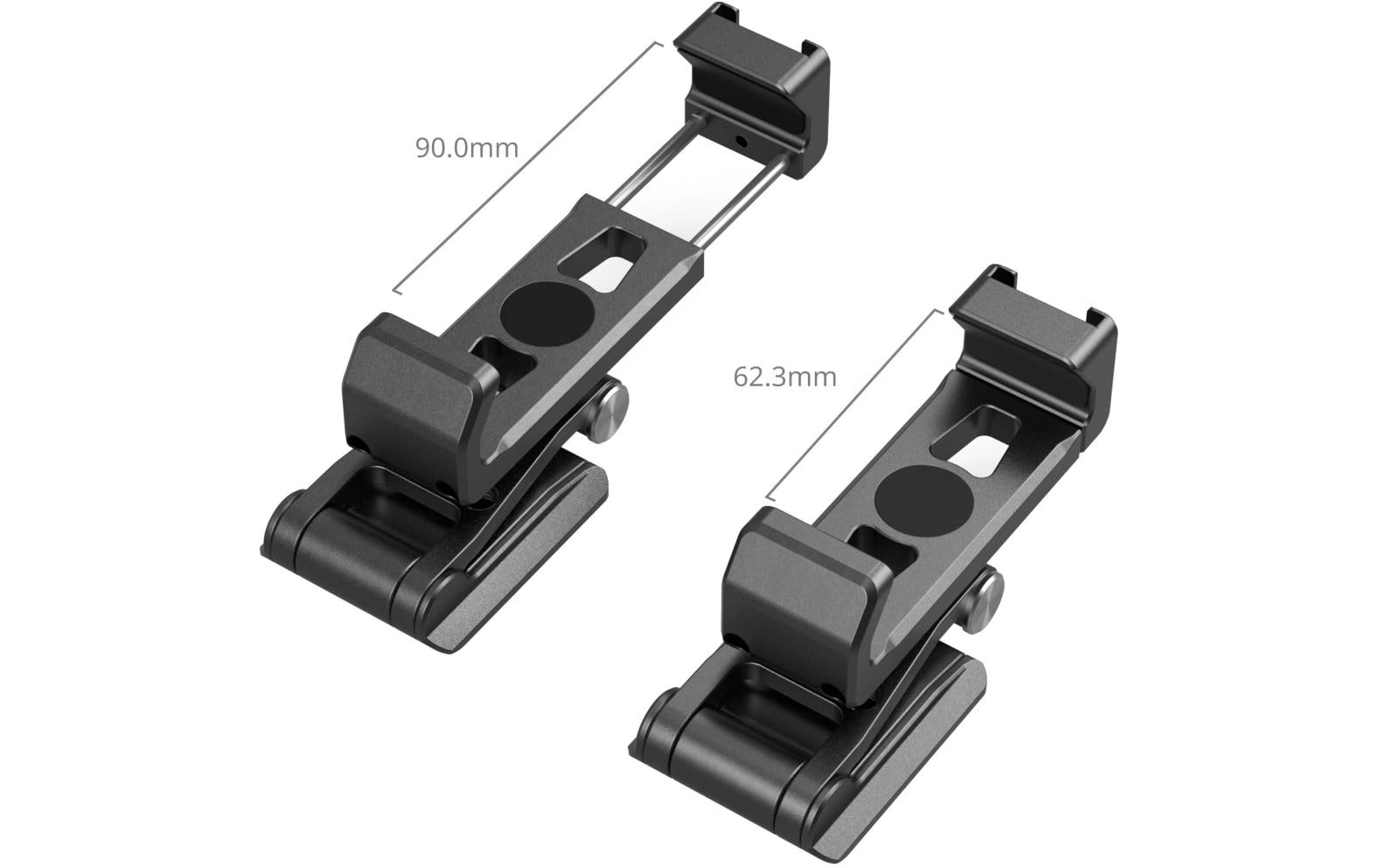 SmallRig 4611 Smartphone-Halterung – Aluminium/Silikon/Edelstahl – für Smartphones 57–90 mm (inkl. Hülle)