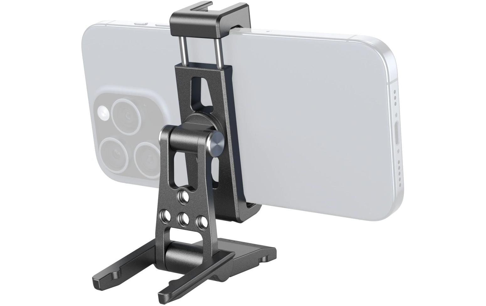 SmallRig 4611 Smartphone-Halterung – Aluminium/Silikon/Edelstahl – für Smartphones 57–90 mm (inkl. Hülle)