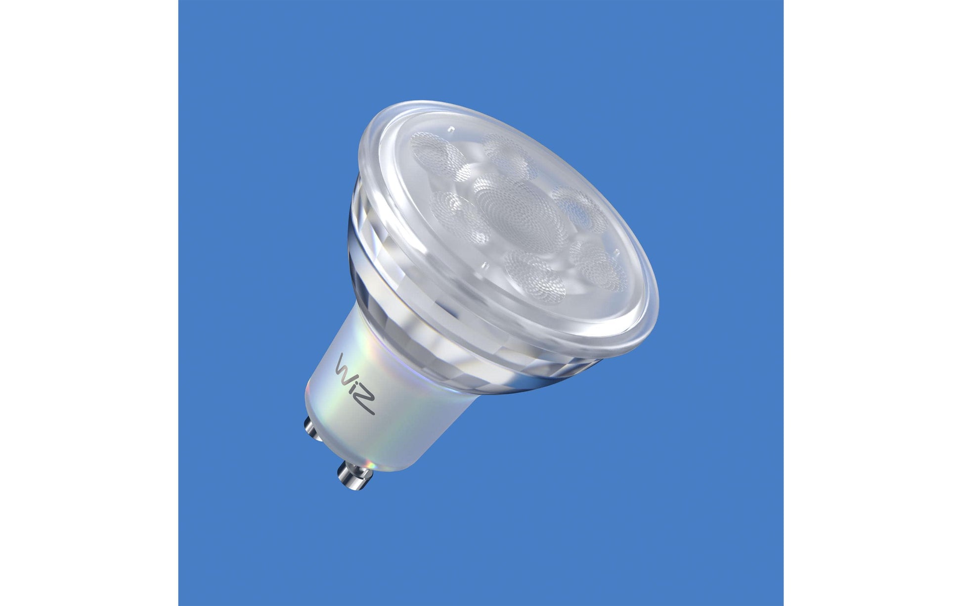 WiZ Weiss & Farbe LED-Reflektor PAR16 GU10 2er-Pack – 4,7 W dimmbar, 2200–6500 K, für WiZ, WLAN und Bluetooth