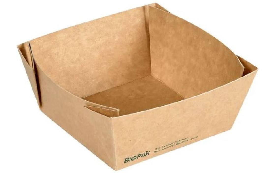 BioPak Trinkbecher Karton, PLA-beschichtet – 5,1 dl – Braun – FSC – 300 Stk.