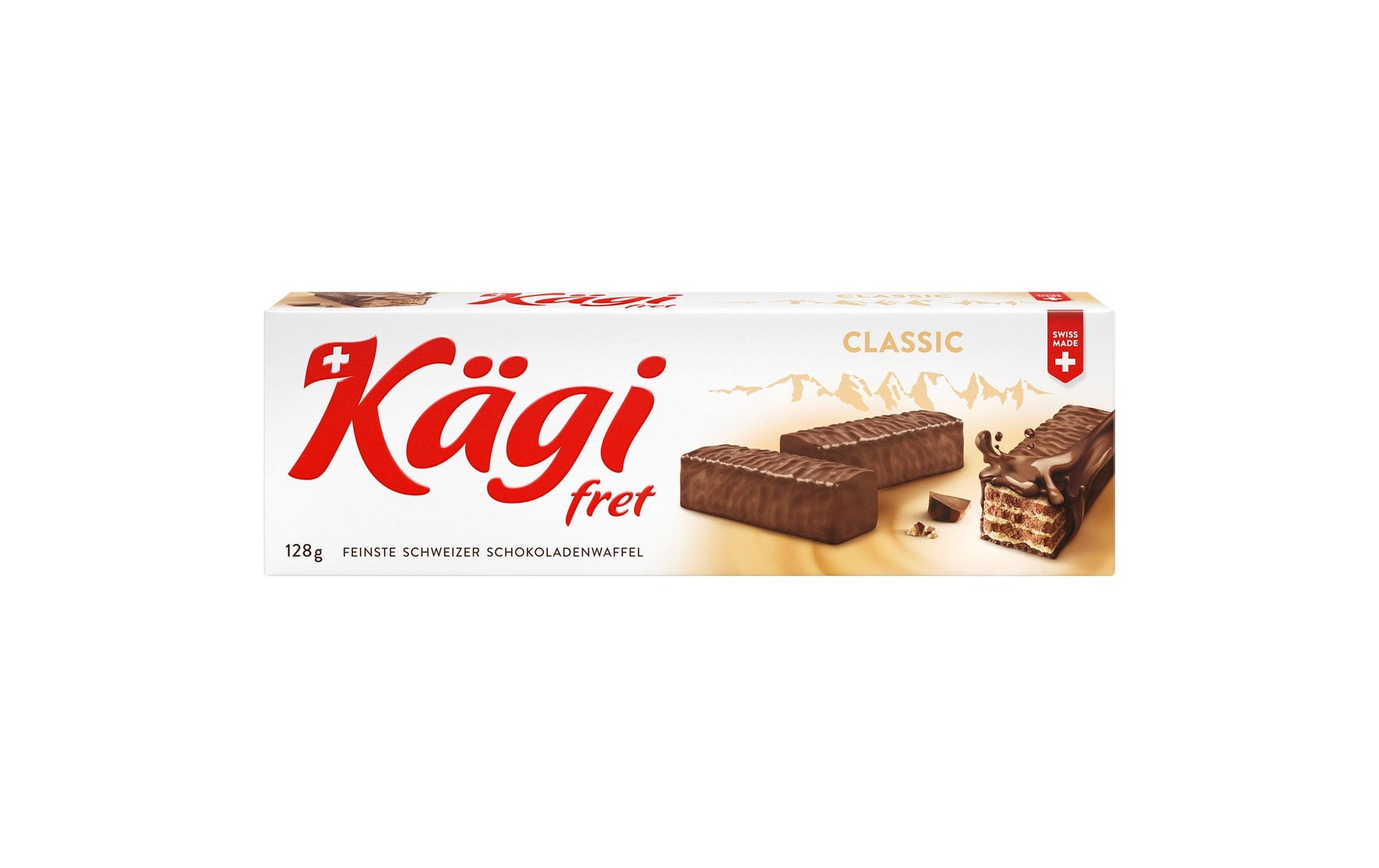 Kägi fret Waffelgebäck – Milchschokolade – 128 g