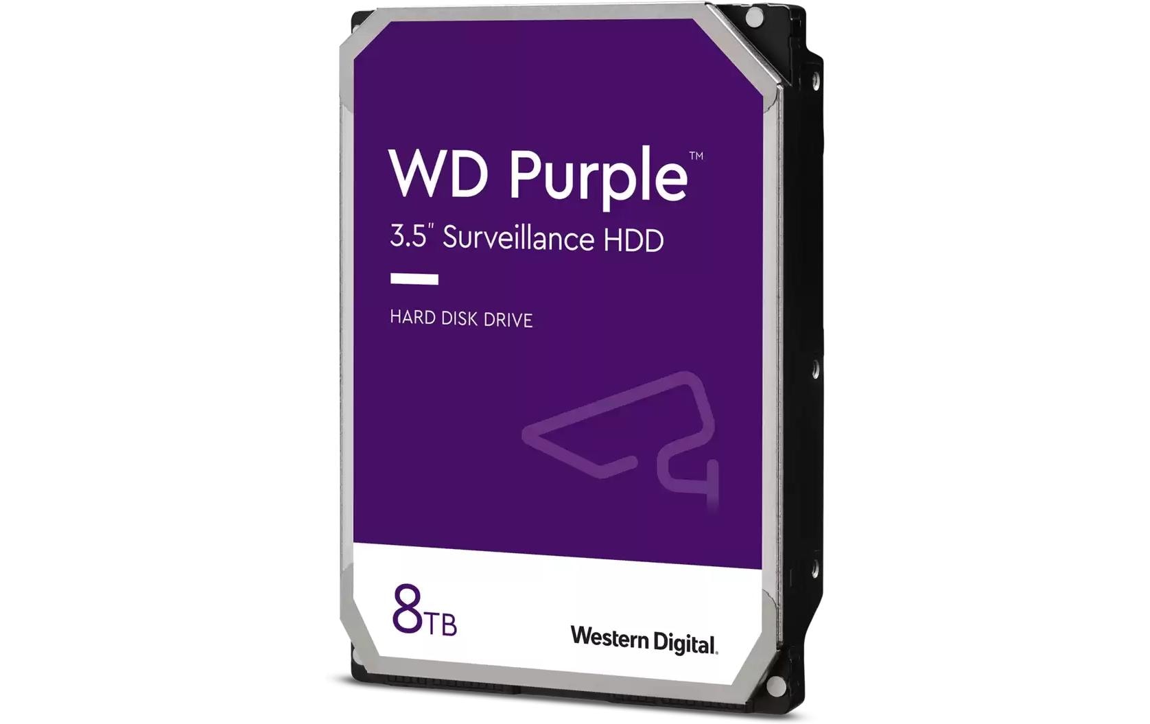 Western Digital Interne Festplatte – WD Purple, 8 TB, 3,5 Zoll SATA III