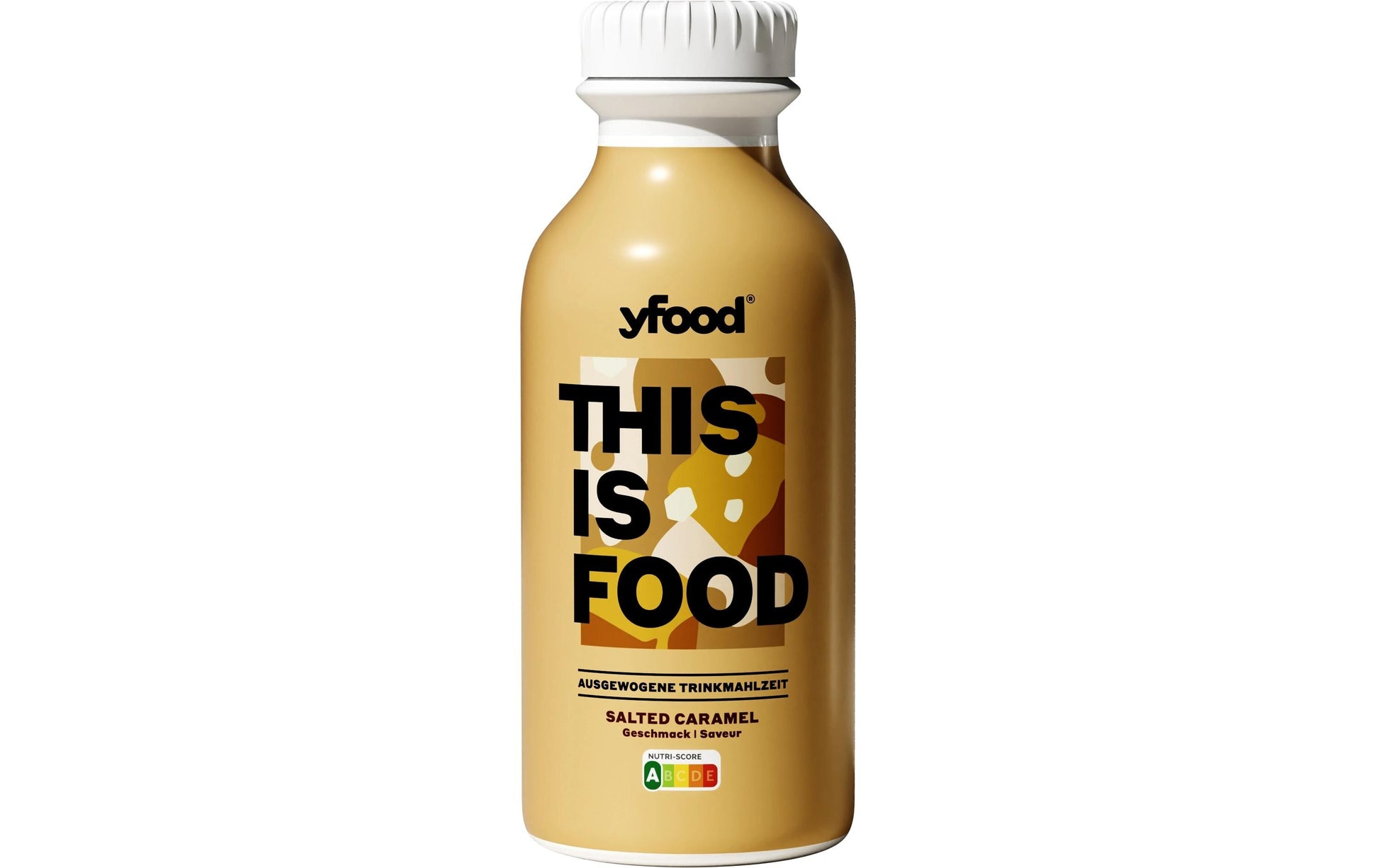 YFood – Trinkfertiges Mahlzeit-Getränk, Salted Caramel, zuckerfrei – 5 dl