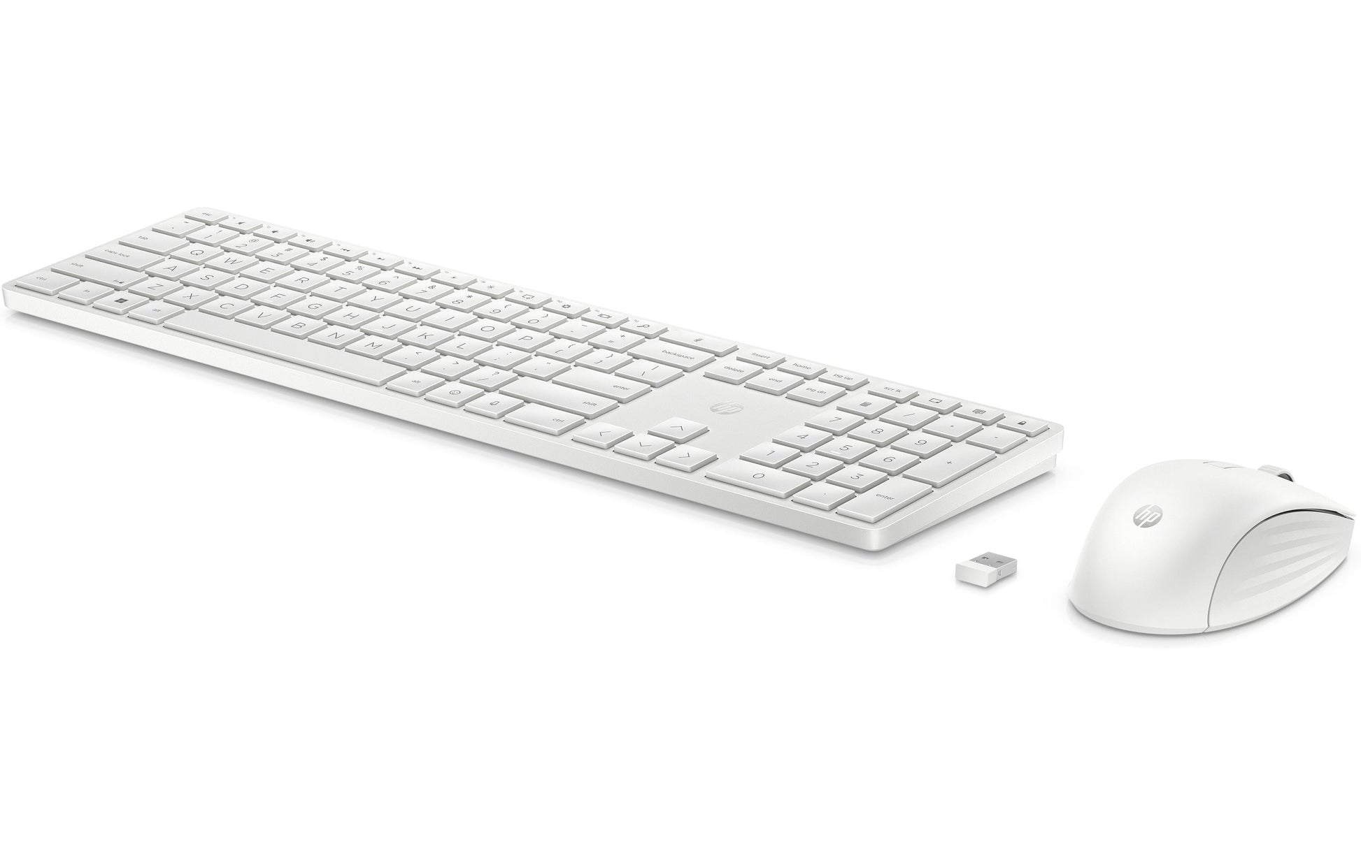HP 655 – Tastatur, kabellos, weiss
