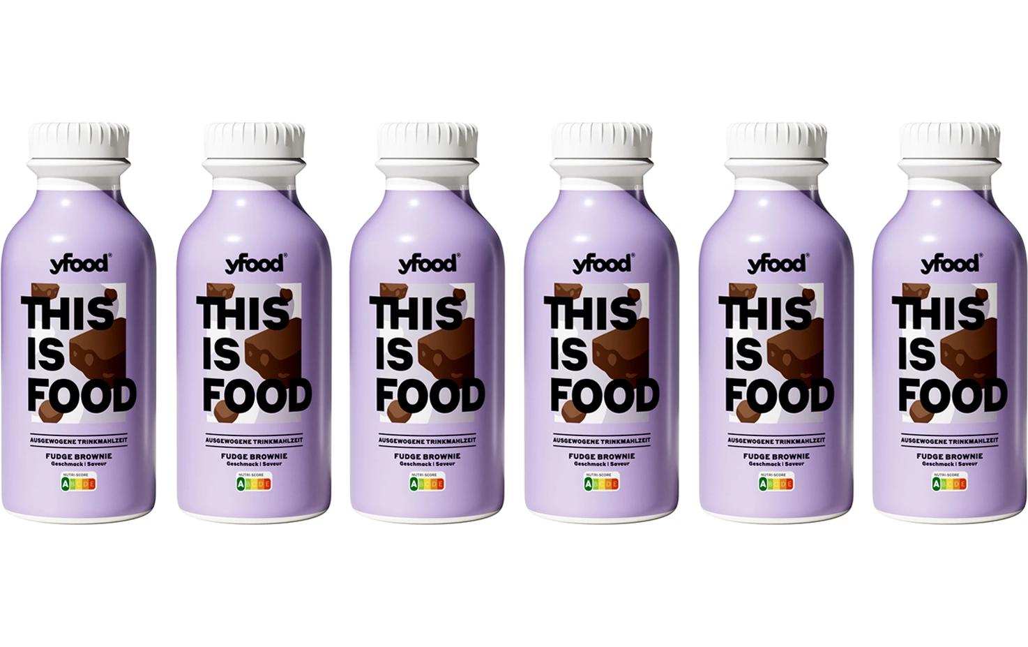 YFood Trinkmahlzeit Fudge Brownie – 6×500 ml