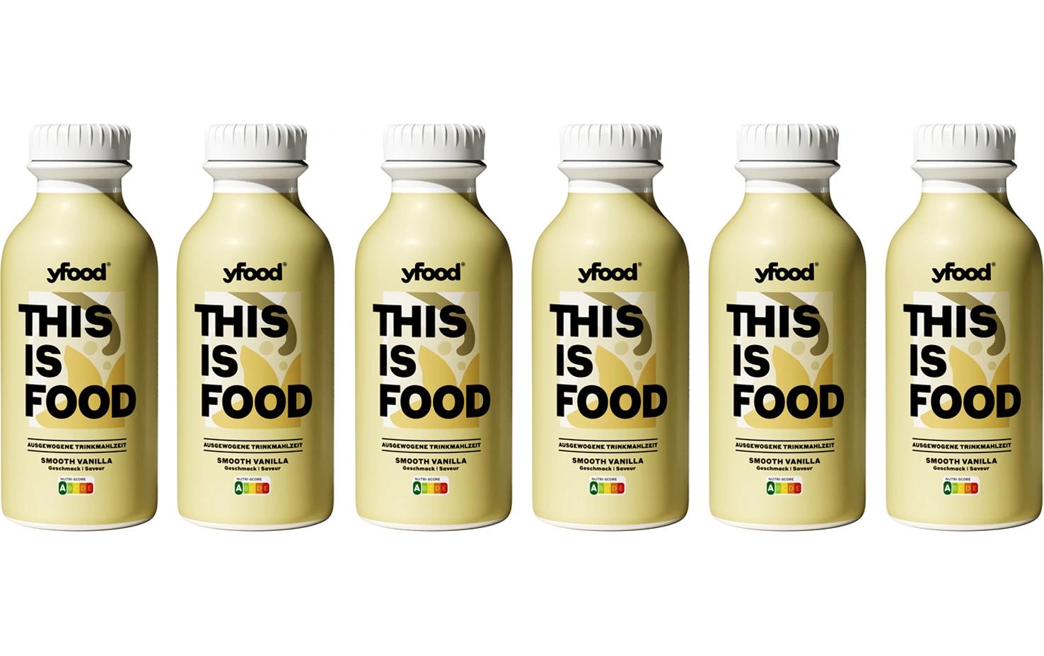 YFood Trinkmahlzeit Vanille – glutenfrei, laktosefrei – 6×500 ml