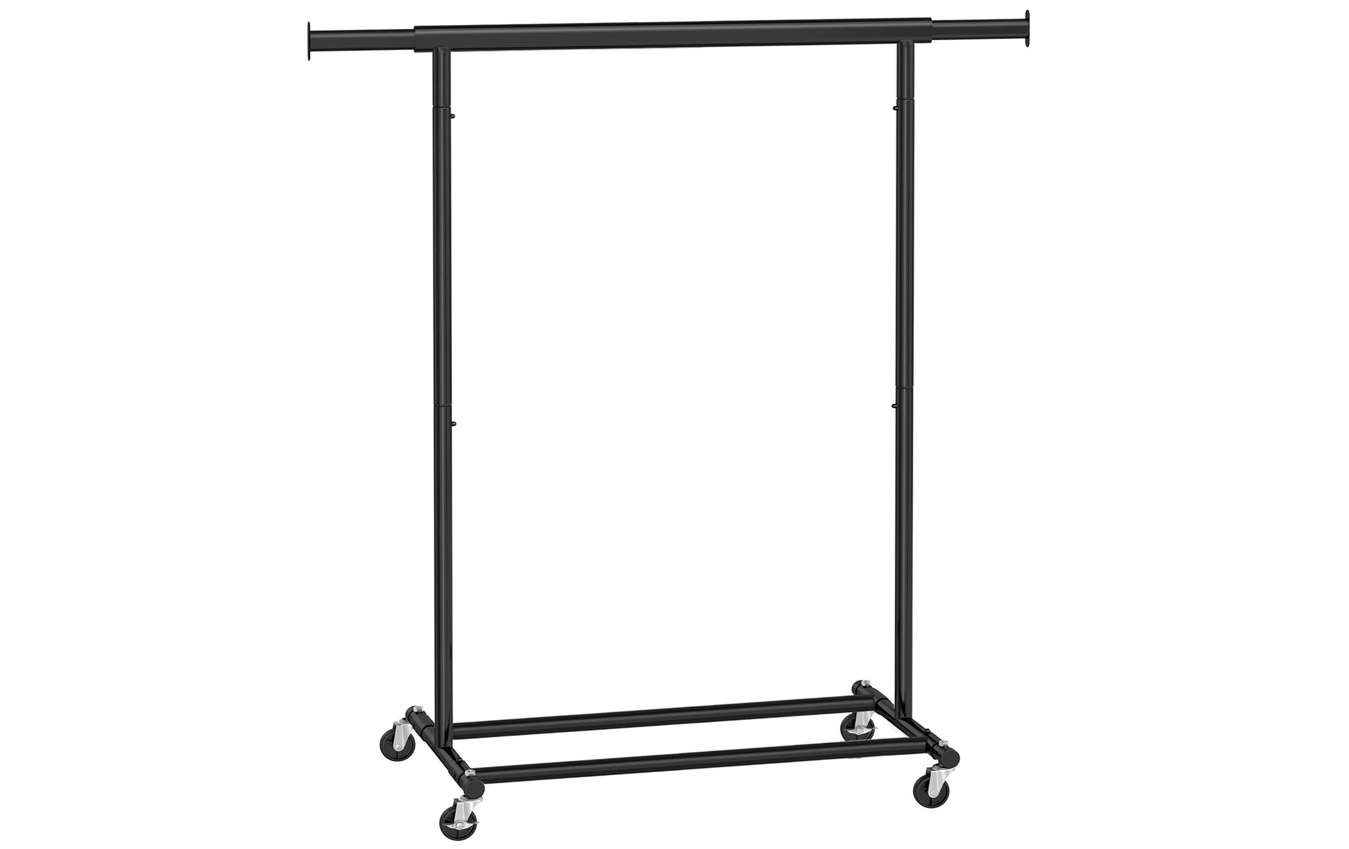 Songmics HSR13BKV1 Garderobenständer Schwerlast 90 kg – Eisen – Schwarz – 1'600 mm