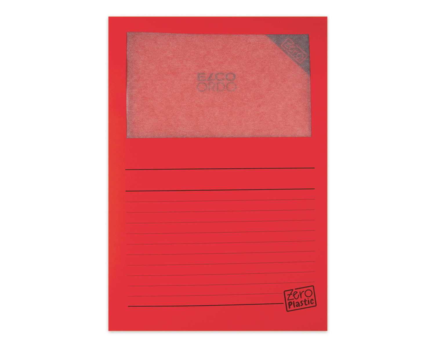 Elco Dokumentenmappe Ordo Zero A4 – Papier, Rot, 100 Stk.